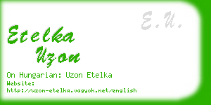 etelka uzon business card